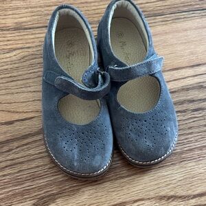 Mini Boden Charcoal Mary Jane Dress Shoes